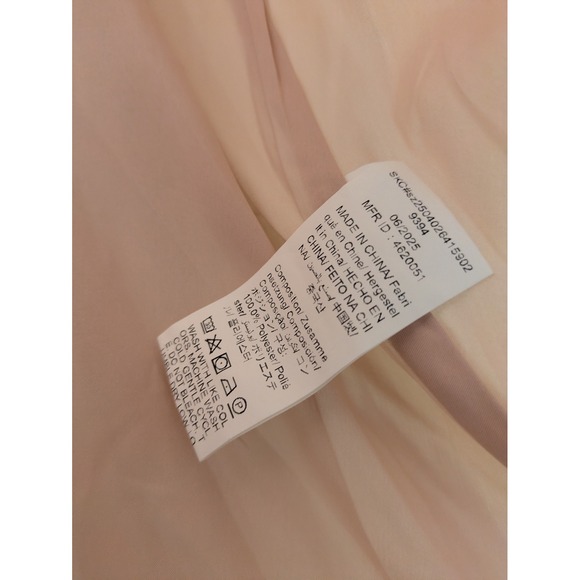 Anewsta Women's L Victorian Metallic Pleated Long Sleeve V Neck‎ Maxi Dress - Picture 9 of 11